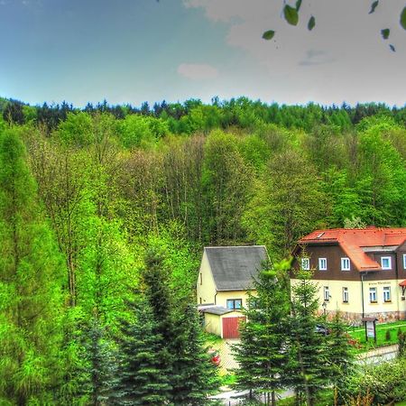 Pension&Café Abendröte Kurort Oybin Exteriör bild