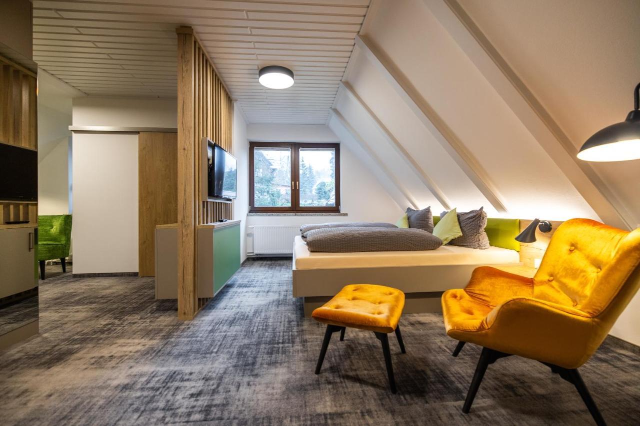 Pension&Café Abendröte Kurort Oybin Exteriör bild