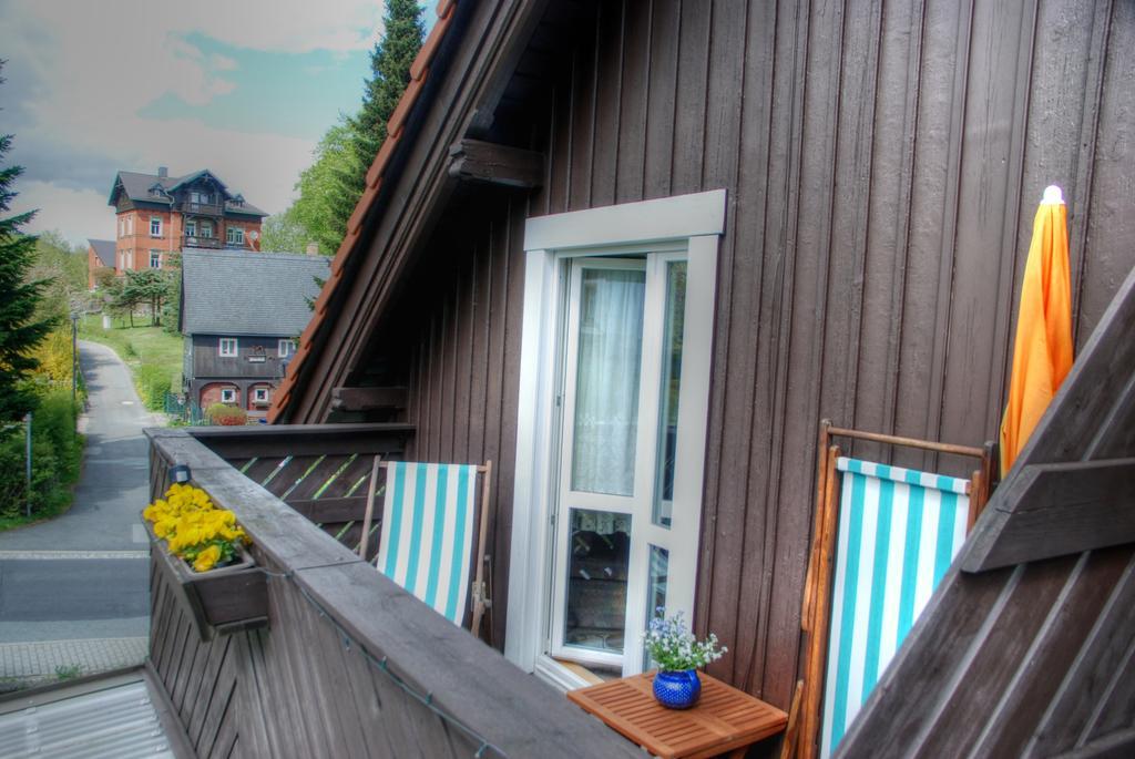 Pension&Café Abendröte Kurort Oybin Rum bild